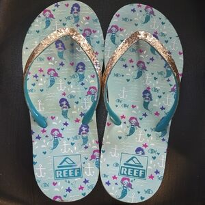 Reef Glitter Strap Mermaid Flip Flops